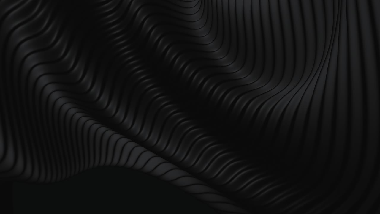 Abstract Black Wave Pattern Background | Premium Stock Video Footage
