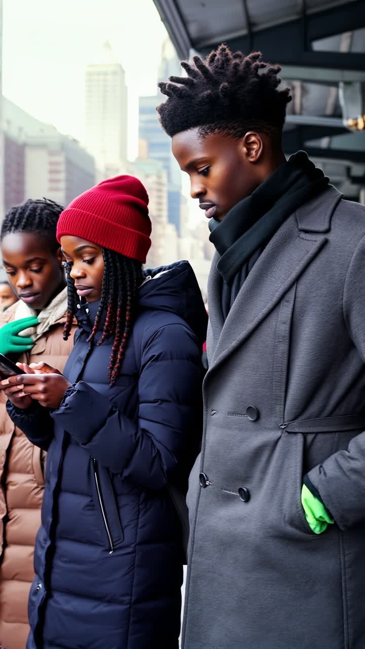 People waiting on the platform for the next train.