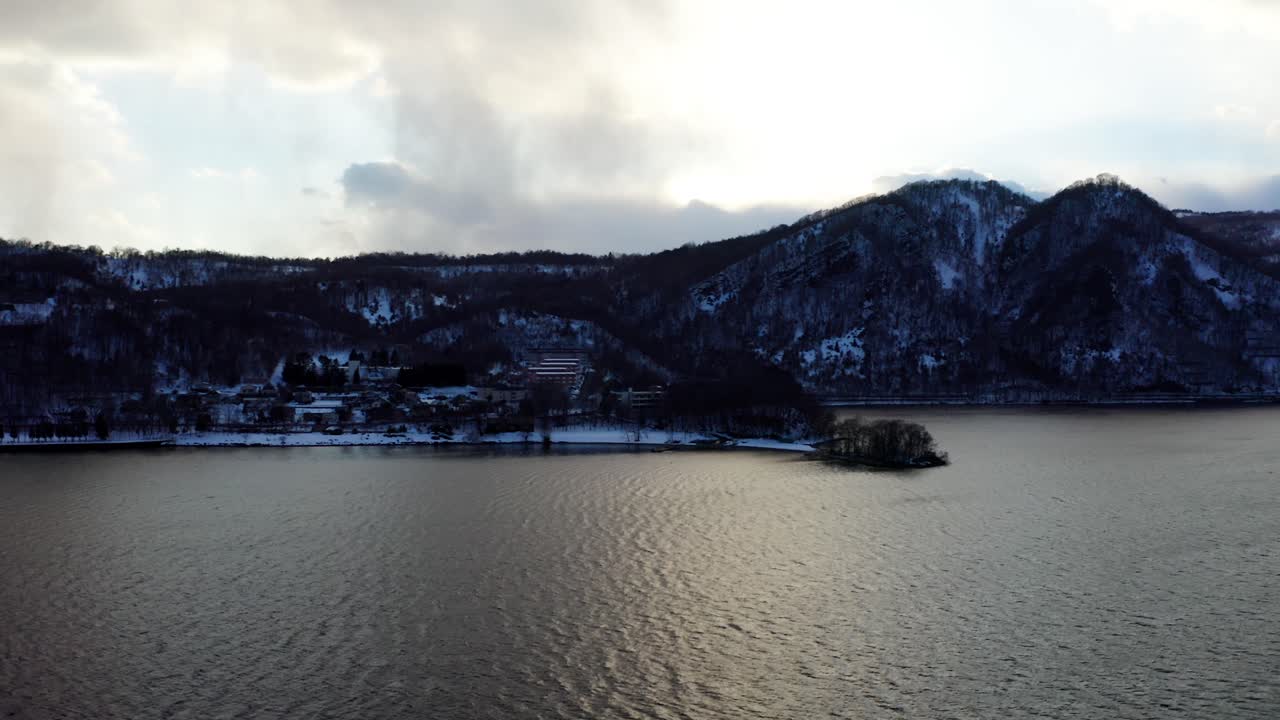 토야 호수 조감도