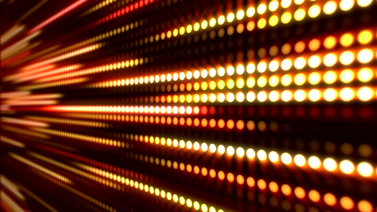 Abstract motion background, yellow and orange light streaks.