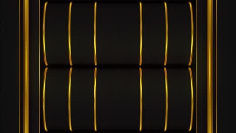 abstract geometric design with gold accents
