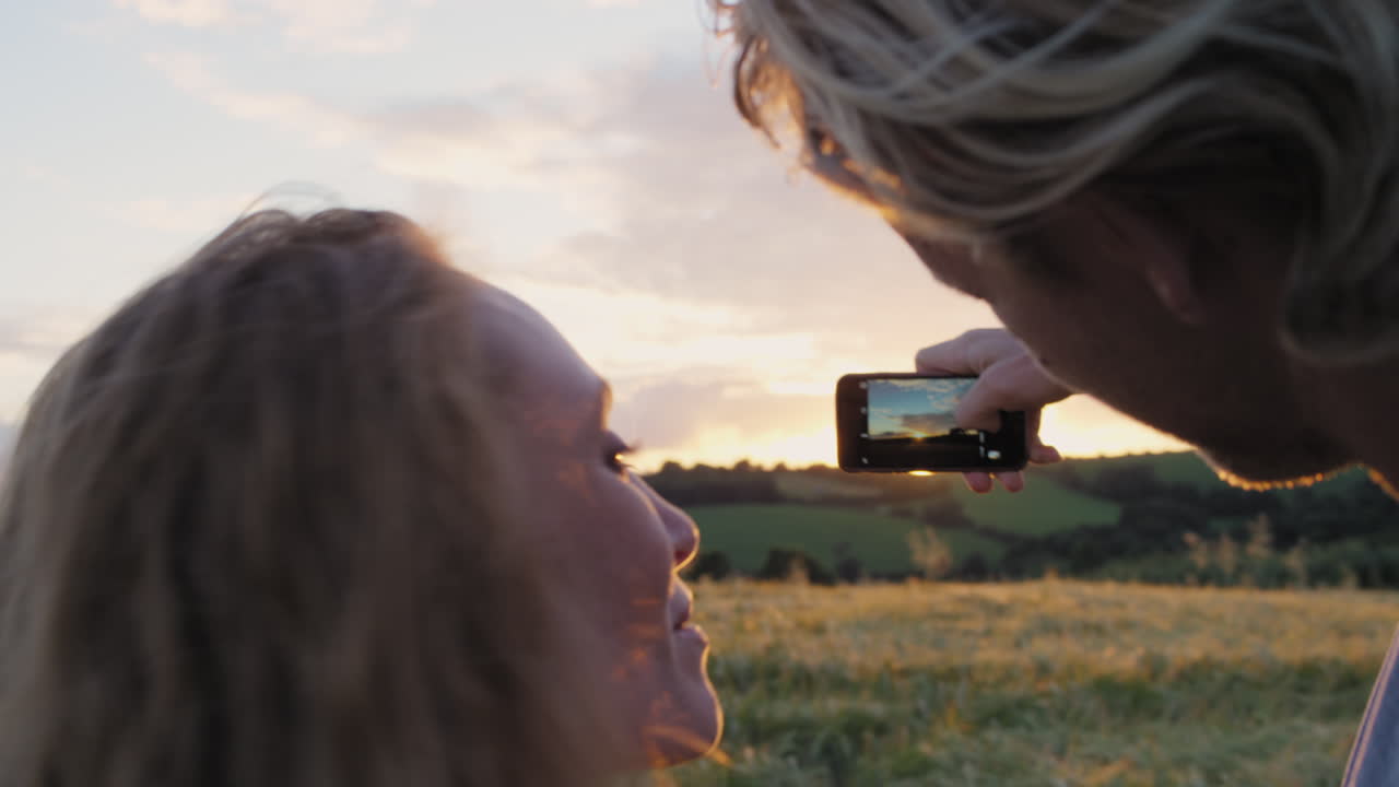 usando esa perfecta luz dorada