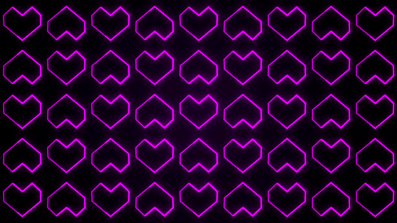 발렌타인 데이의 애니메이션 모양과 입자를 특징으로 하는 심장 배경 모션 그래픽.