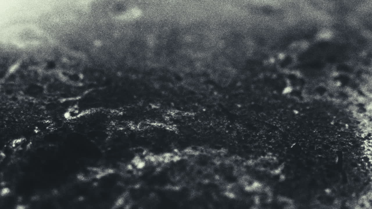 Old footage of weird science experiment - macro liquids