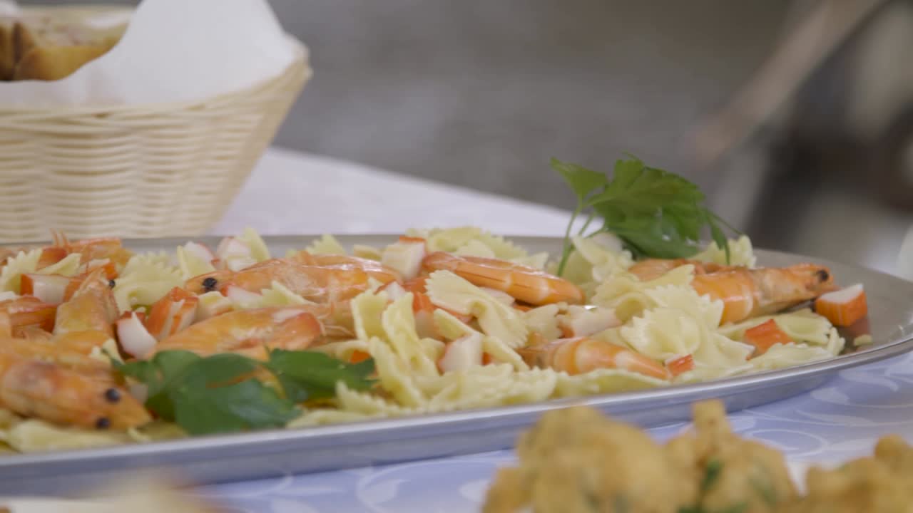 Delicious tradicional Portuguese seafood plate