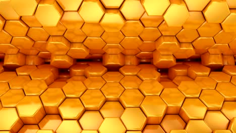 el fondo de los hexágonos