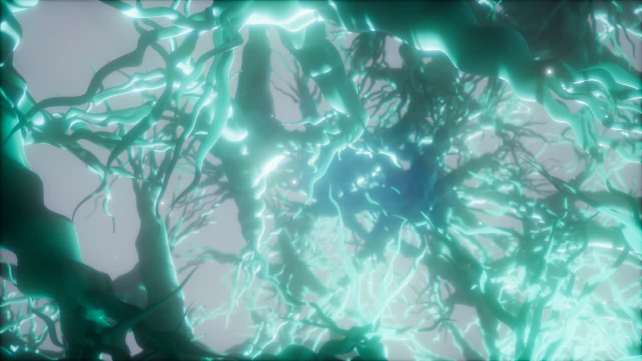 뇌 안의 신경 세포 네트워크를 통해 여행합니다.