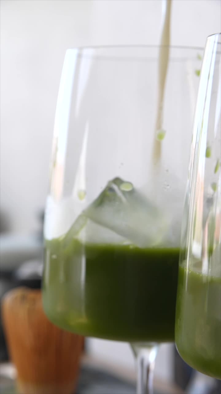 Matcha Latte with Ice