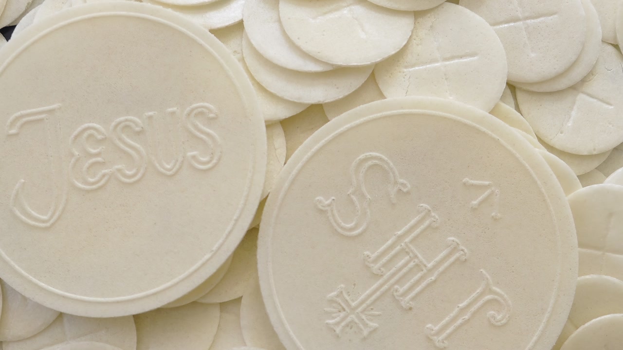Consecrated communion hosts, Christian Catholic Celebration