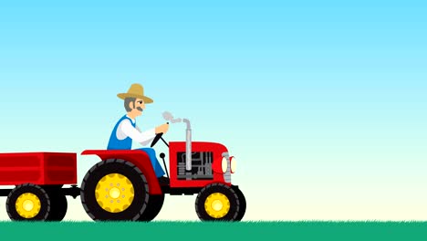 tractor with background