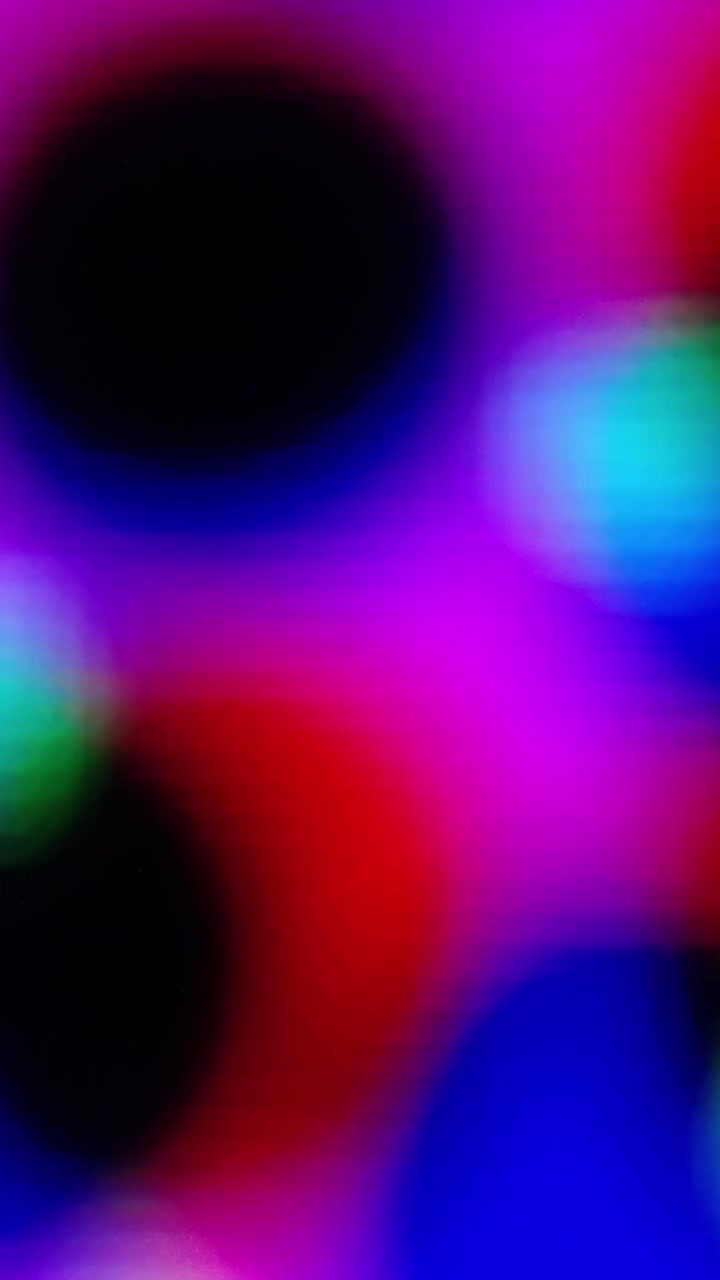 Abstract Motion Background with Vibrant Blurring Colorful Circles