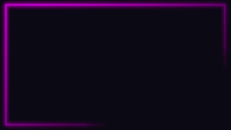 fondo sin costuras abstracto espectro de bucle de espectro azul púrpura animación luz fluorescente uv 4k línea de neón brillante modelo de caja de neón de fondo abstracto web.