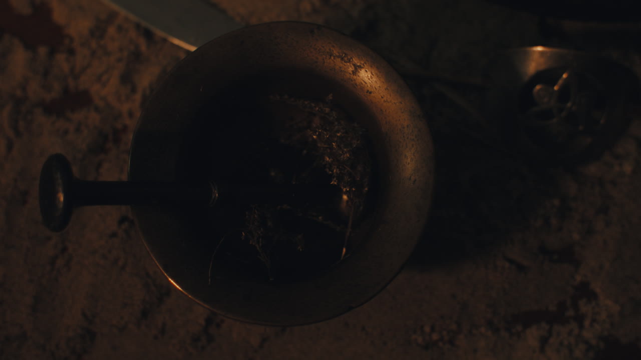 A witch in an old magical hut cast a curse