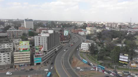 drone shot of ngara in nairobi city