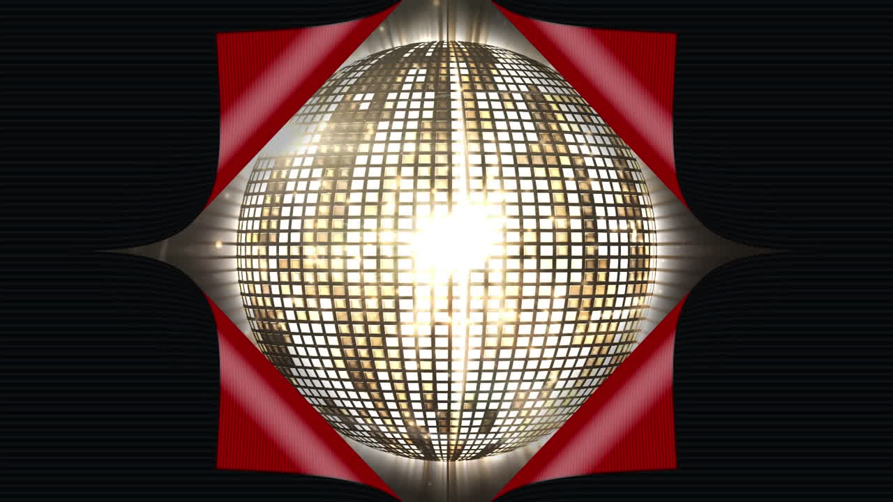 회전하는 디스코 공