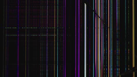 Makroansicht-Des-Defekten-Flackernden-LCD-Displays