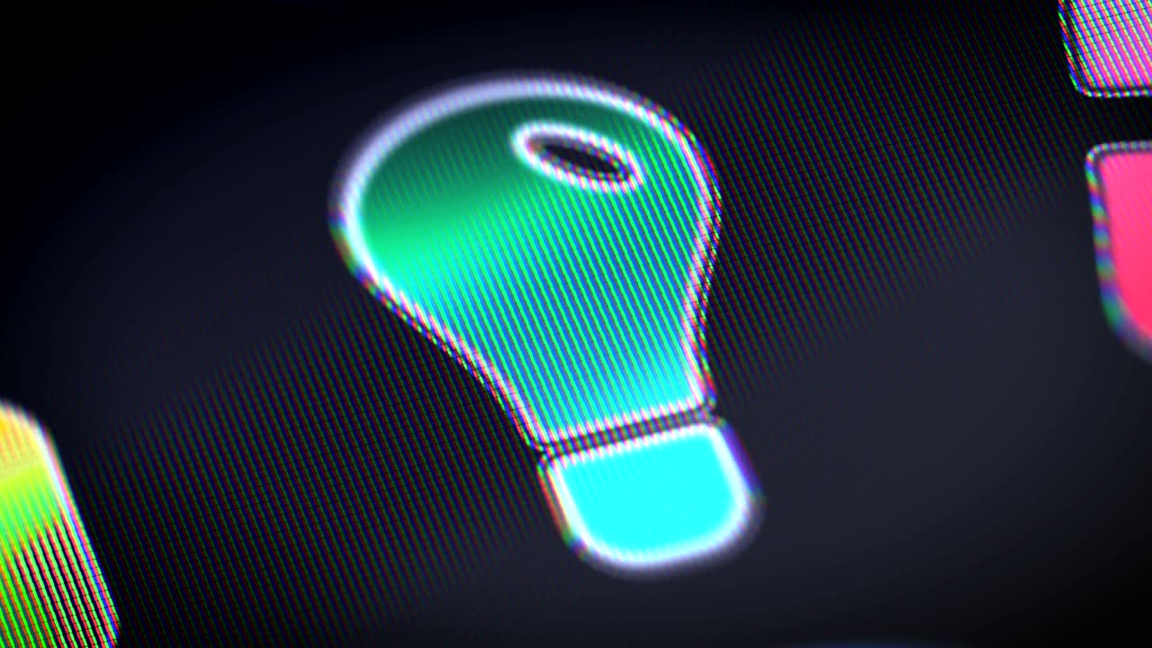 화면에 있는 아이디어 아이콘: 루핑