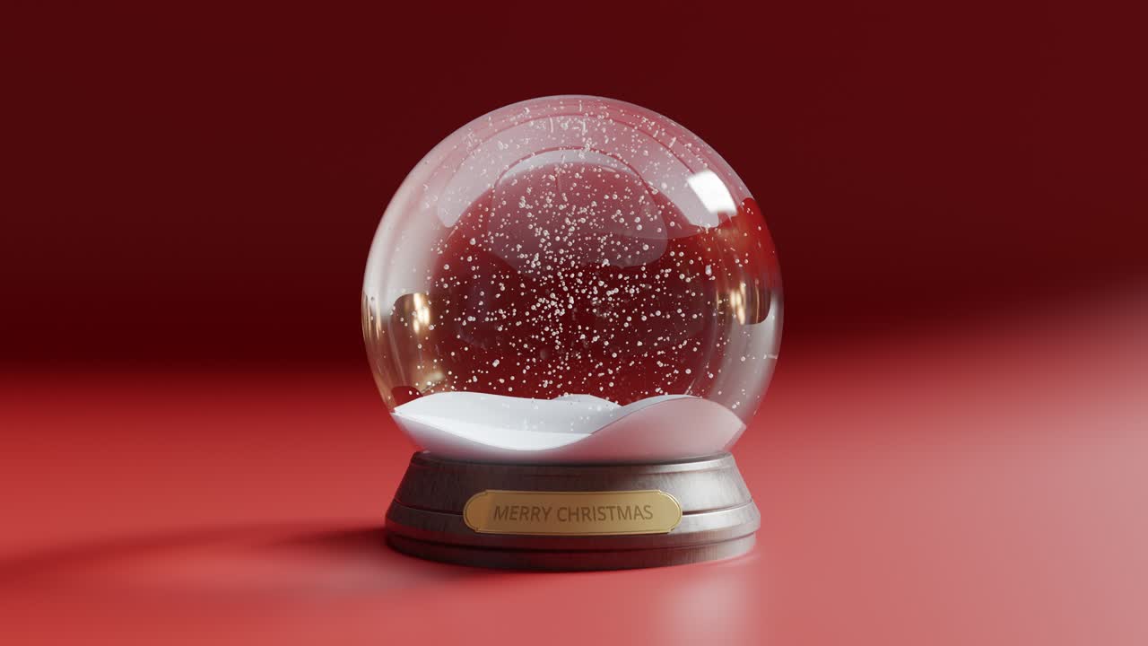 유리 안의 눈 어리, 유리 속의 눈구름, 동적 빛 반임, 안의 눈송이.