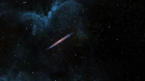 galaxia y estrellas de polvo cósmico en el espacio exterior