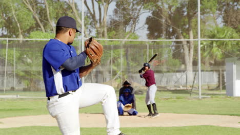 Diverse female baseball teams compete, as seen in TV footage.