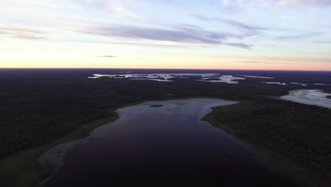 Aerial-over-midwest-lakes-and-waterways