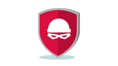 security shield with bandit animation