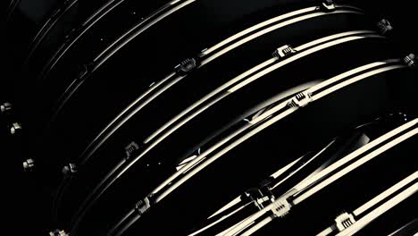 abstract futuristic spiral design