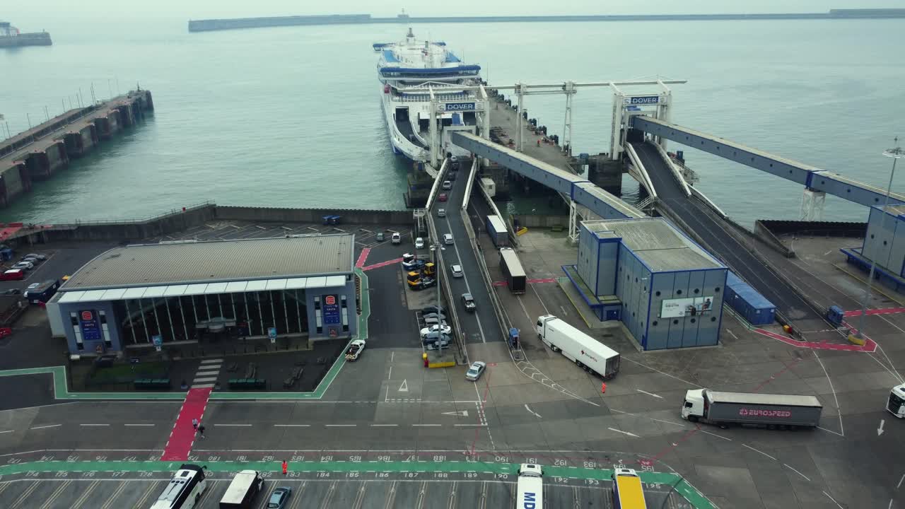 Ferry in Dover Port