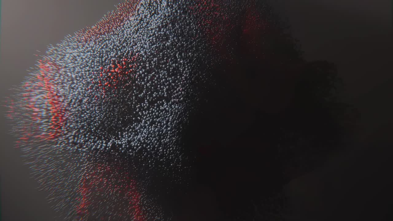 esfera abstracta de partículas