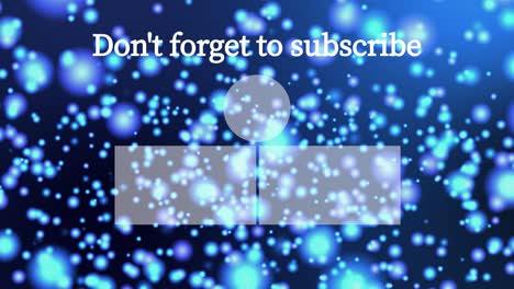 gráficos de movimiento de pantalla de extremo de tarjeta de punto flotante luminoso