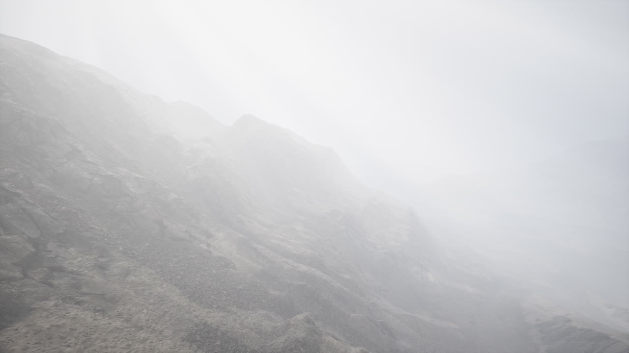산의 배경에 대한  ⁇ 빛