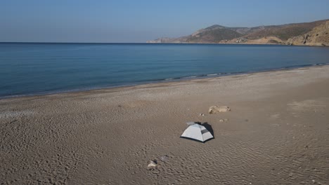 Camping-Tent-Coastline