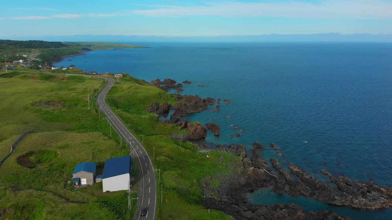 리시리섬 해안도로