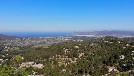 Panning-with-a-drone-on-Ibiza