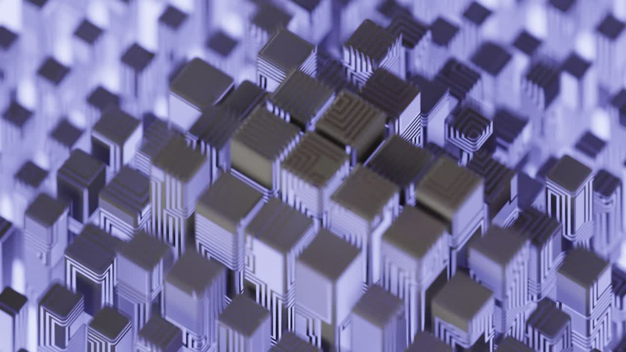 bucle de ciencia ficción de animación de arte 3d