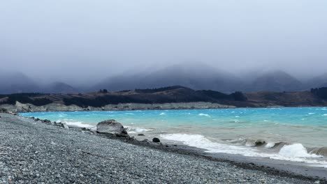 Gloomy,-stormy-conditions-on-Lake-Pukaki's-south-shore