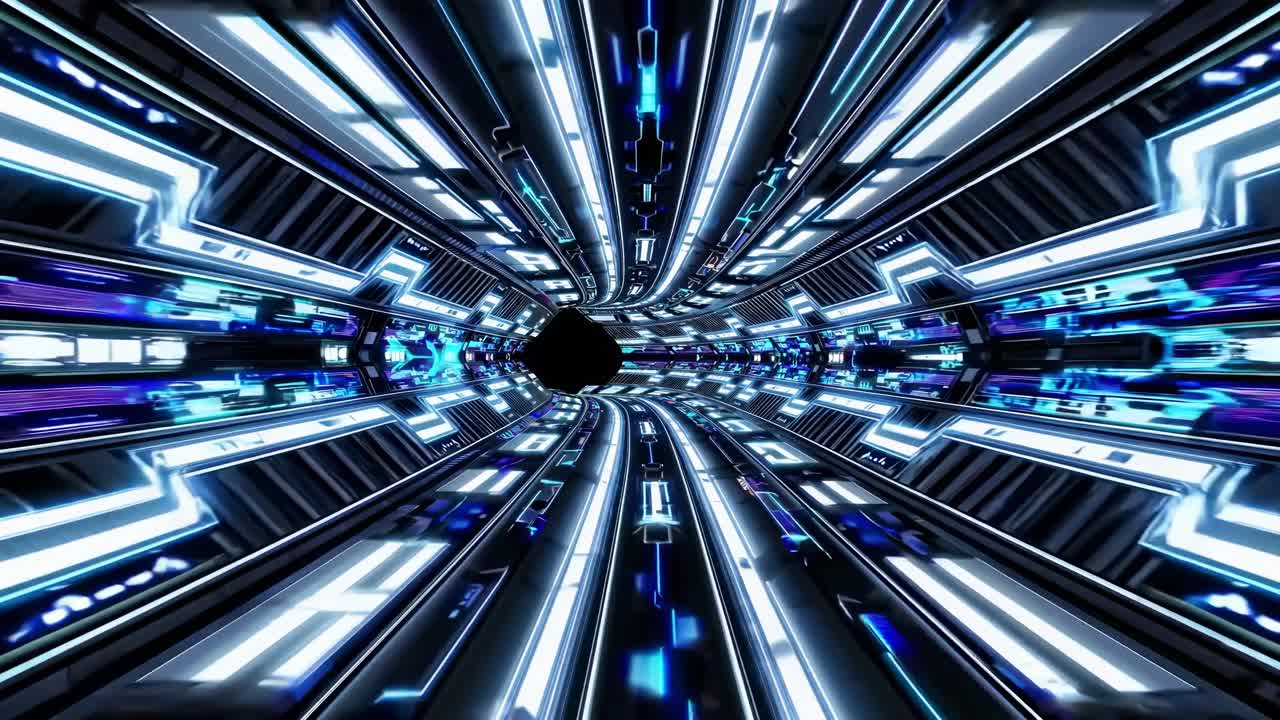 Futuristic Sci-Fi Tunnel
