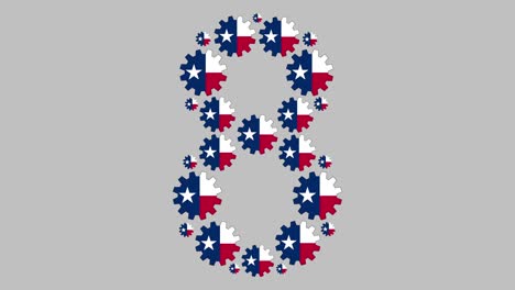 texan number eight