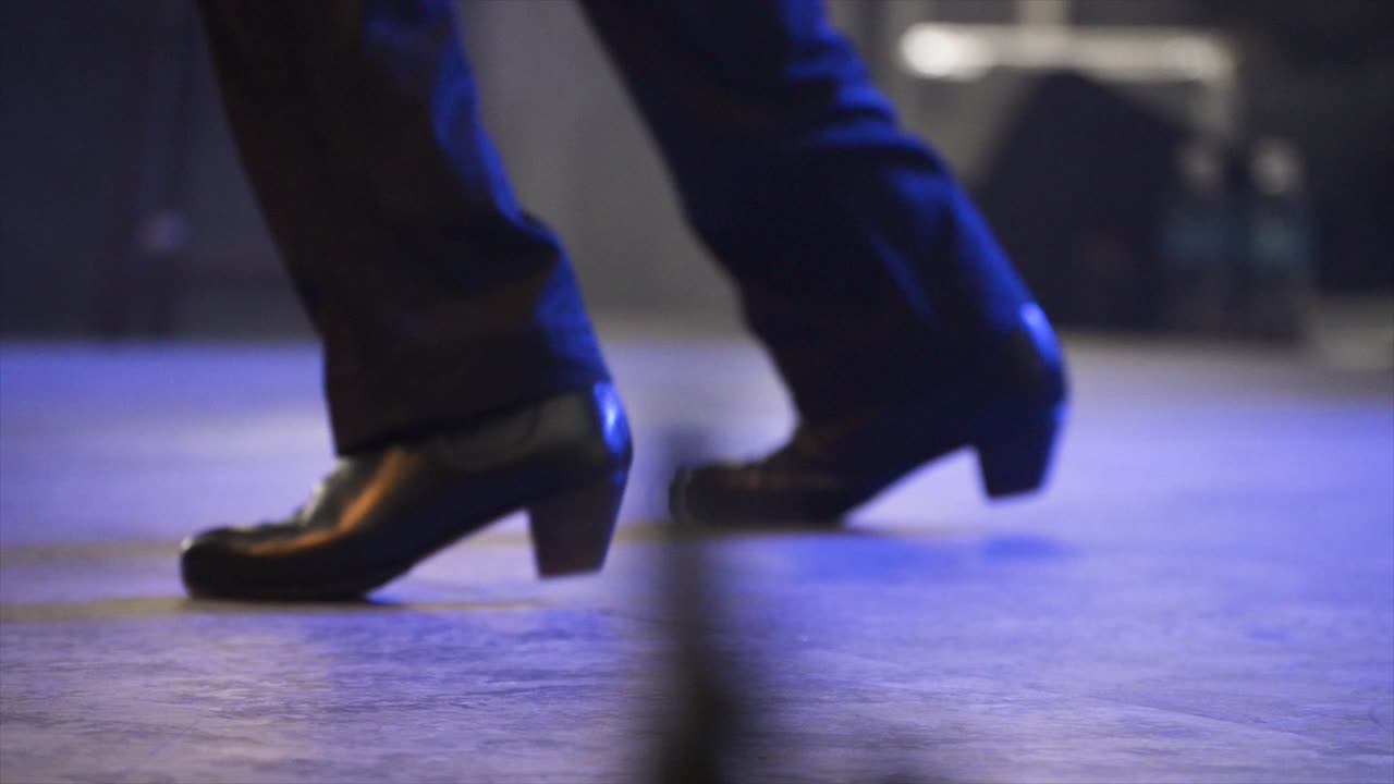 claqué flamenco, vídeo, plano plano