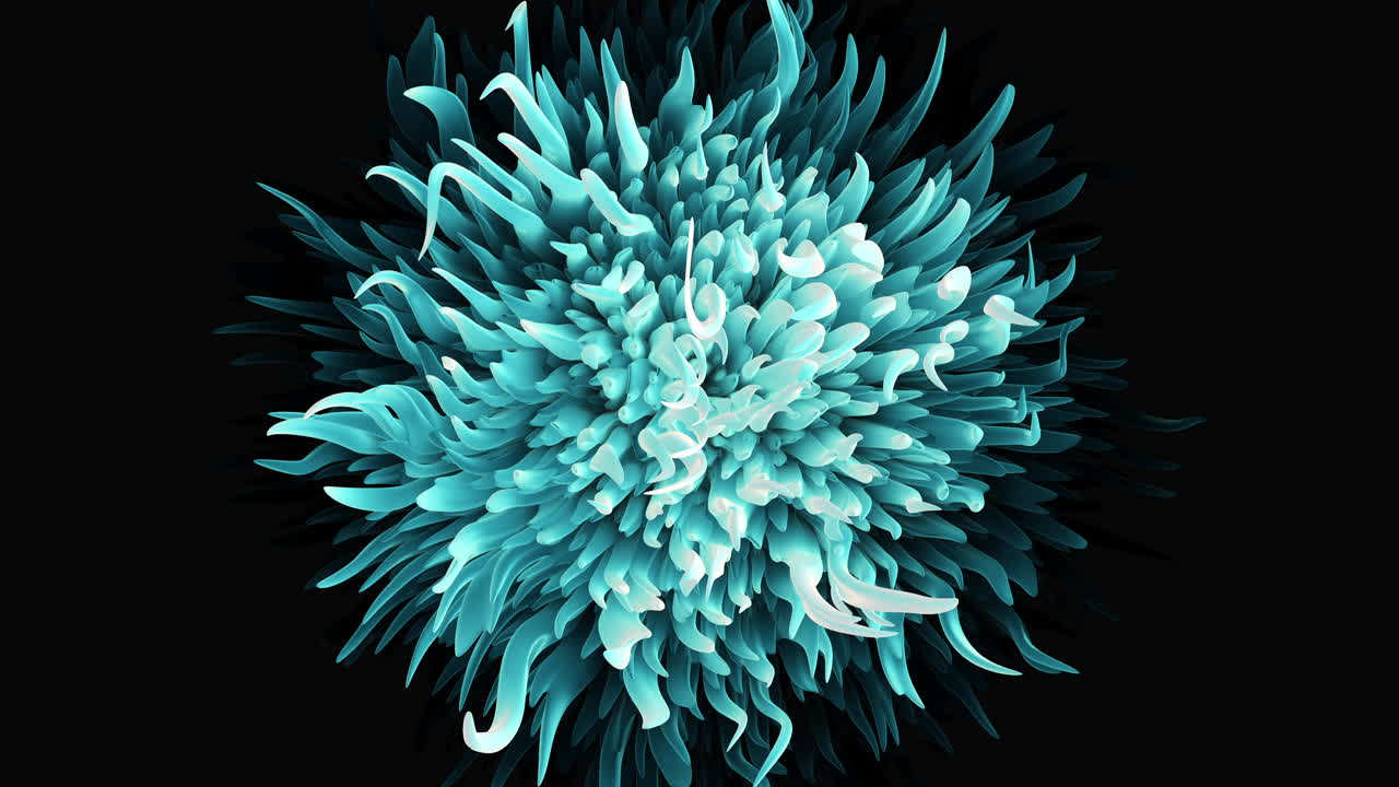 animal marino futurista con tentáculos en el oscuro mundo submarino