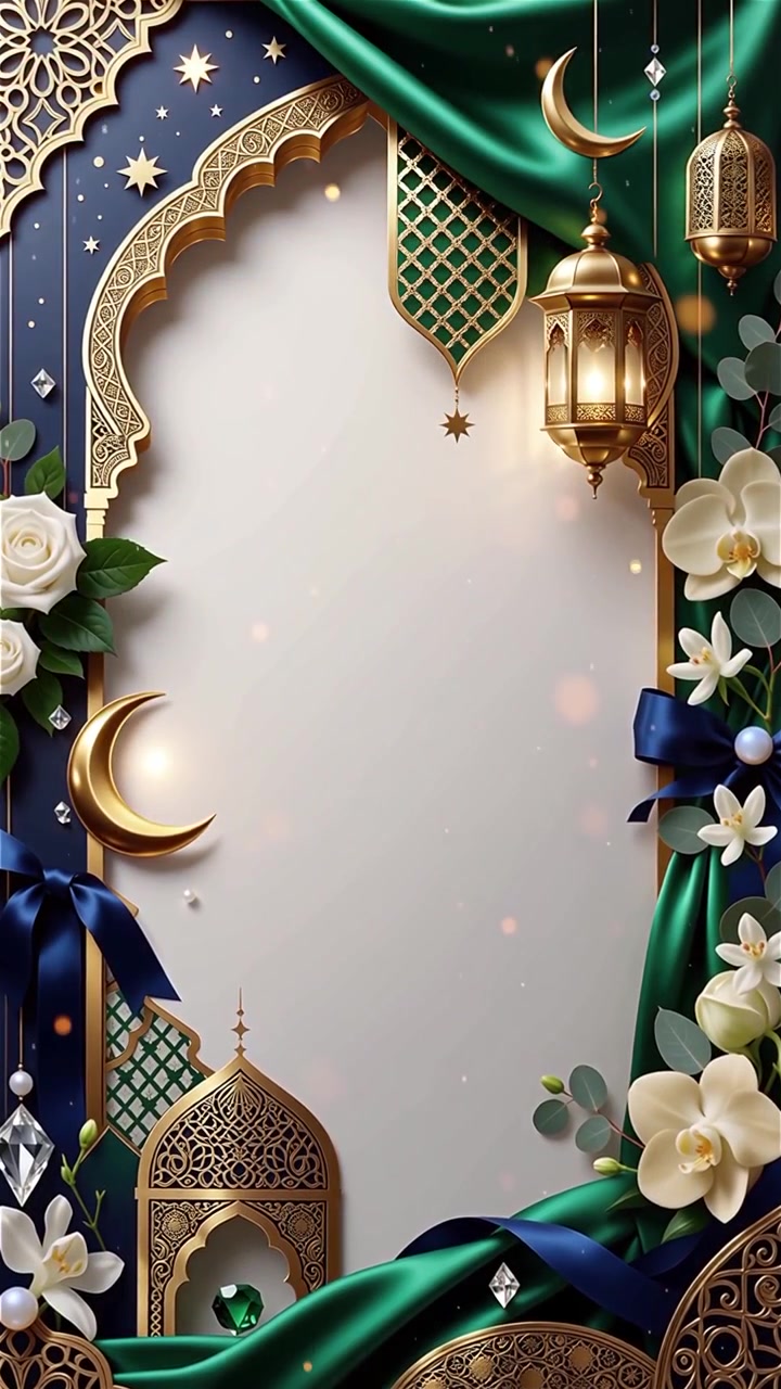 Compleanno del Profeta Maometto Mawlid al-Nabi Sfondo Islamico