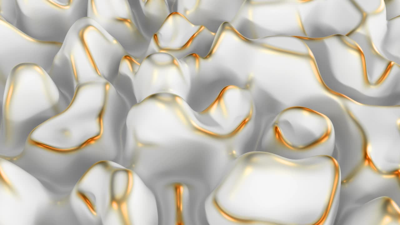 Animazione di liquido organico futuristico