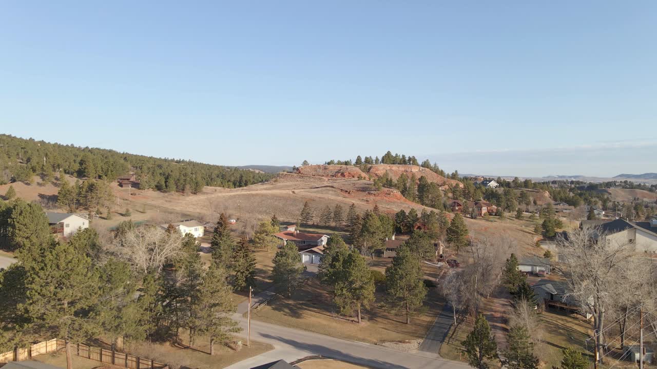 사우스다코타 주 래피즈 시티의 교외 주택