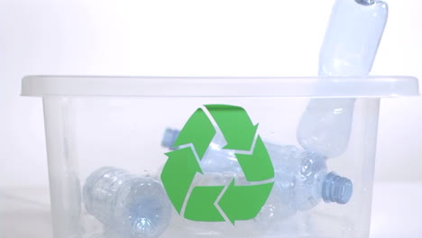 botella cayendo en cámara súper lenta