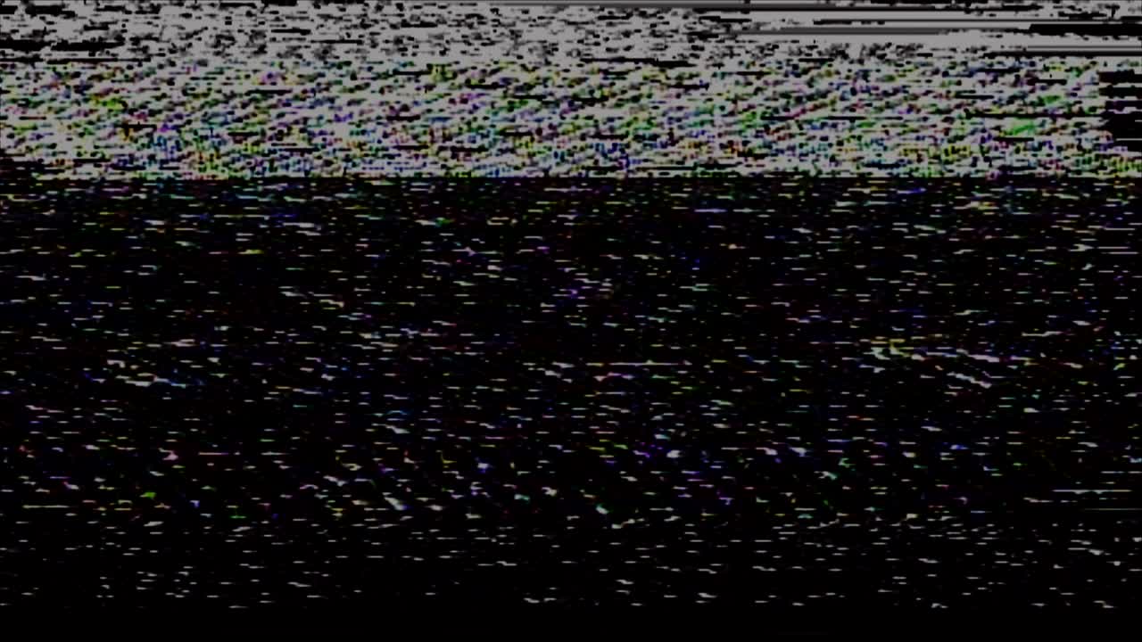Bad tracking VHS noise