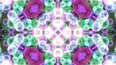 arte abstracto reflexión flores lujo fantasía patrón textura fondo, dimensión oscura movimiento lento