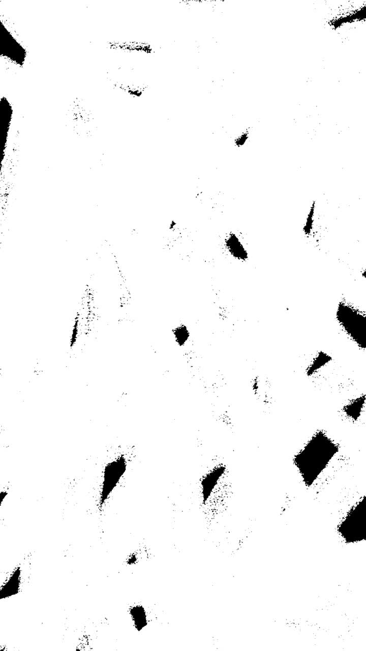 Animated White Brushstrokes on Black Background