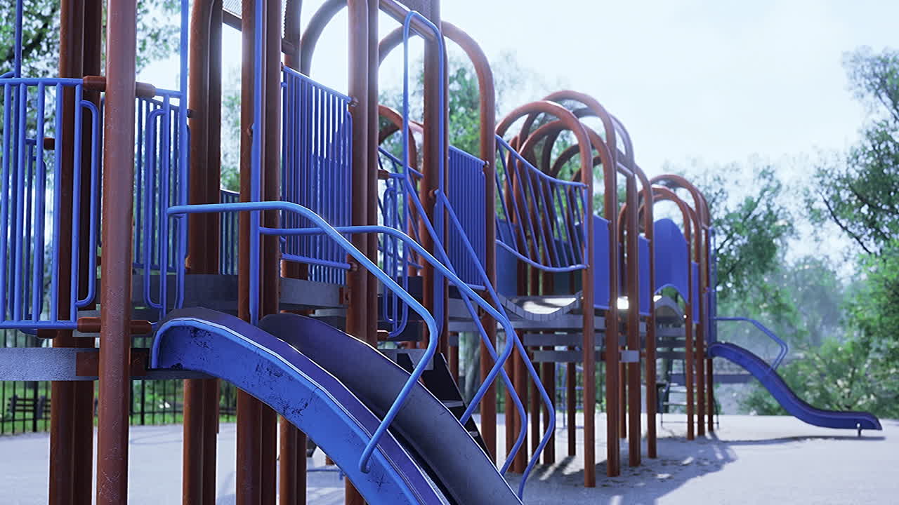 Creative playground designs inspire joyful play in sunny outdoor park
