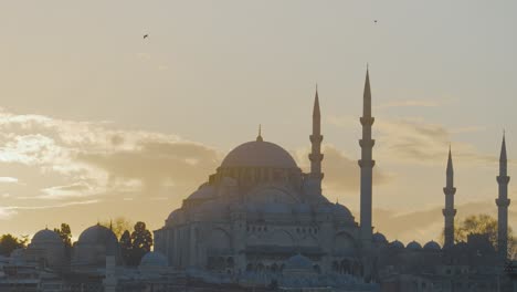 mosque at sunset