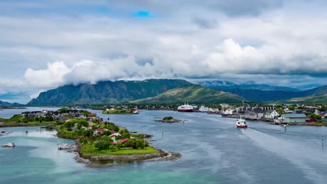 Bronnoysund-Norwegen-Zeitraffer